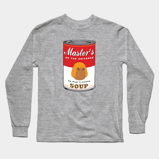 He Man Masters Of Universe Flavoured Soup Long Sleeve T-Shirt by Rebus28